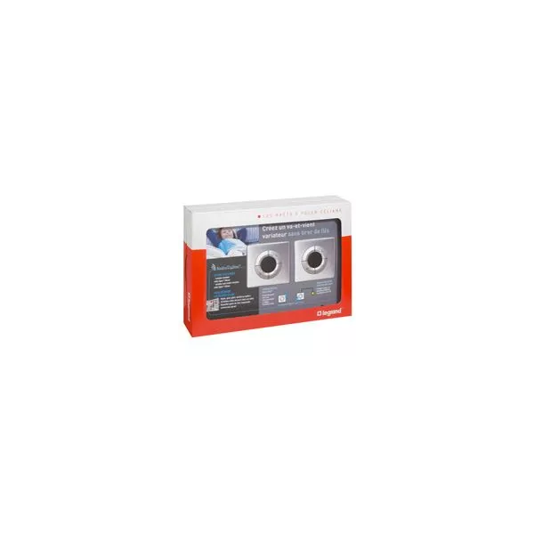 Interrupteur Radio/Zigbee Legrand Ref 067287 - Prêt à Poser, Pour Lampes éco/LED Blanc Céliane