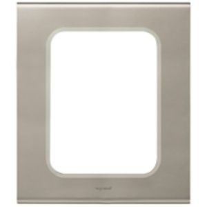 Plaque Legrand Céliane bus/scs pour écrans tactiles 3.5'' - nickel velours