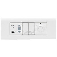 Double poussoir Mosaic - commande de volets roulants - 6 A - 250 V~ - Legrand - 074025