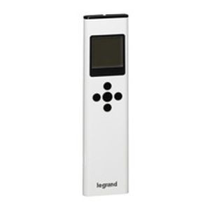 Télécommande ir/rf à écran Legrand Mosaic - 20 scénarios- alim 2 piles alcalines 1,5v type lr03