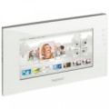 Ecran résistif tactile vidéo multimedia 10'' Céliane Bus - Finition blanc
