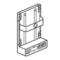 Support box opérateur internet - 2 RJ45 + logement fibre optique + 2P+T