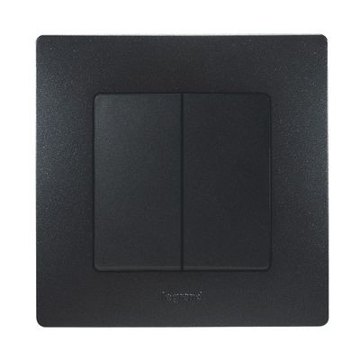 Double va-et-vient Legrand Niloé - 10 ax - 250 v~ - fonte - COMPLET