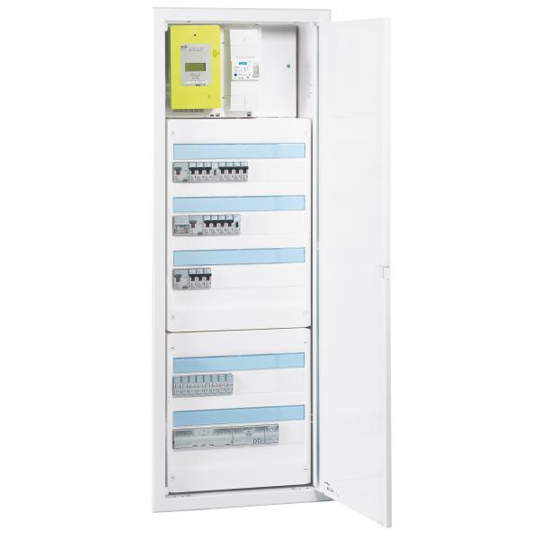 DRIVIA 18, GTL encastrée, Bac métal 1 travée, hauteur 1014 mm (3x18 modules) - Legrand - 401265