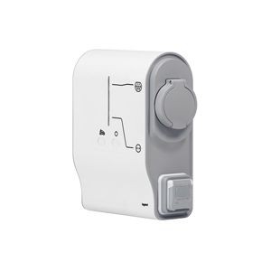 Borne de recharge green up plastique murale 3.7 kw mode 2-3