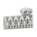 Schneider Electric Duoline Xe Distri'Clic Répartiteurs 5 Modules, 10 Pas de 9Mm, avec Connecteur
