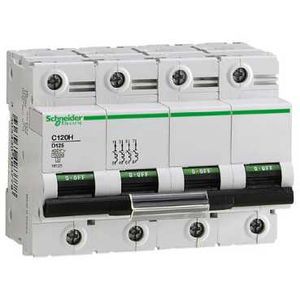 Schneider Electric Disjoncteur C120H 4P 125A Courbe B 15000A