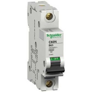 Schneider Electric Disjoncteur Modulaire Multi 9 - C60N - Unipolaire - 40 A - Courbe B