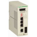 Schneider Electric Switch Ethernet Non Managé - 4 Ports Cuivre + 1 Port Fibre Multimode