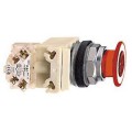 Schneider Electric Bouton poussoir Lumineux Rouge Diam 30 Coupdepoing Diam 41 3 Positions 24 V