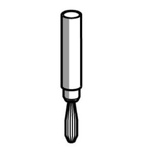 Schneider Electric Borne Test - Noir - pour Bornier
