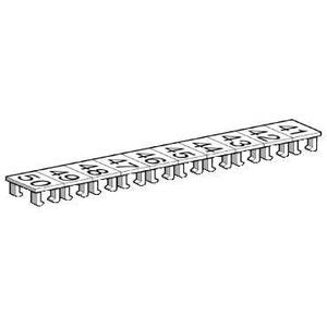 Schneider Electric Repère encliquetable blanc - Pas 8 Mm - 25 Bandes de 10 - Caractère 41 à 50 - Schneider Electric - AB1B850