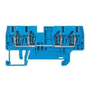 Schneider Electric Bloc de Connexion - Passerelle - Ressort 2,5 Mm2 - Bleu - Schneider Electric - AB1RRN235U4BL