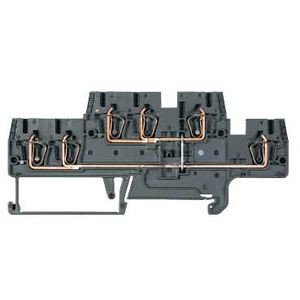 Schneider Electric Bloc de Connexion - Double Niveau à Connexion Verticale - Ressort 2,5 Mm2 - Noir - Schneider Electric - AB1RRNETV235U6