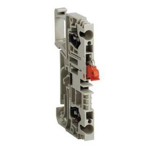 Schneider Electric Bloc de Connexion - Déconnexion des Lames - 2 Points - Ressort 2,5 Mm2 - Gris - Schneider Electric - AB1RRNSC235U2
