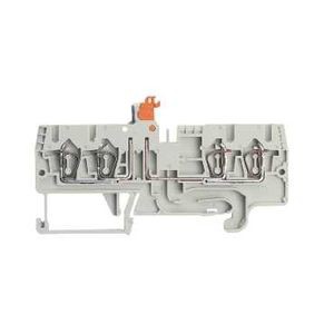 Schneider Electric Bloc de Connexion - Déconnexion des Lames - 4 Points - Ressort 2,5 Mm2 - Gris - Schneider Electric - AB1RRNSC235U4