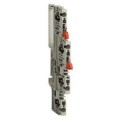 Schneider Electric Bloc Connexion - Dble Niveau Déconnex. Lames - Ressort 2,5 Mm2 - Gris - 2E - 3S