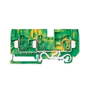 Schneider Electric Bloc de Connexion - Mise à La Terre - Ressort 10 Mm2 - Vert/Jaune - Schneider Electric - AB1RRNTP1035U3