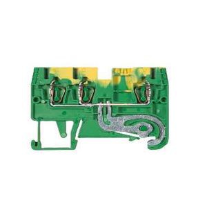 Schneider Electric Bloc de Connexion - Mise à La Terre - 3 Points - Ressort 2,5 Mm2 - Vert/Jaune - Schneider Electric - AB1RRNTP235U3