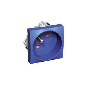 Schneider Altira Prise de Courant 2P+T Rotoclip - Bleu