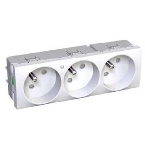 Schneider Altira Prise de Courant Triple 2P+T 45° - Lumineuse