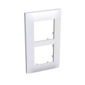 Schneider Altira Plaque Blanc Ral 901- Montage Vertical - 2 Postes - 57 Mm