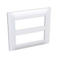 Schneider Altira Plaque Blanc 9010 - 2 X 3 Postes - Entraxe Horiz. 45Mm - Vert 57 Mm