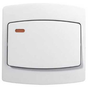 Schneider Electric Poussoir Lumineux avec Lampe 230 V Alcyon
