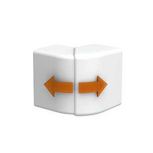 Schneider Electric Optiline 45 - Goulotte Pvc Blanc - 140 X 55 Mm - Angle Extérieur