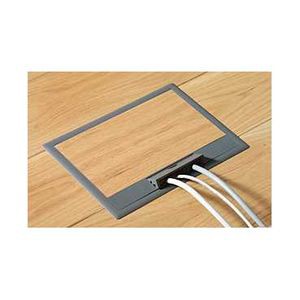 Schneider Electric Optiline 45 - Boîte de Sol 6 Postes 45X45 Mm - pour Plancher Tech. &Dalle Béton