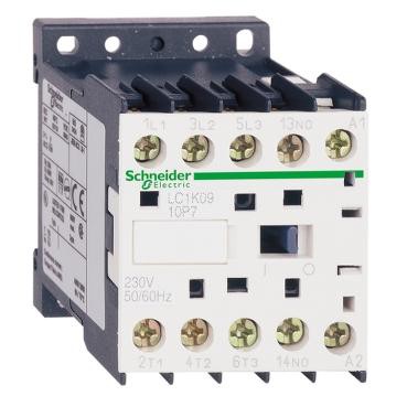 Schneider Electric Contacteur Tesys Lc1K 3P Ac3 440V 9 A Bobine 220 à 230 Vca - Schneider Electric - LC1K0901M72