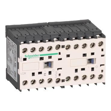 Contacteur Inverseur Tesys Lc2K 3P Ac3 440V 9 A Bobine 24 V Ca Schneider