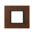 Schneider Unica Class Oxyde Class liseré Noir plaque de finition 1 poste 2 modules