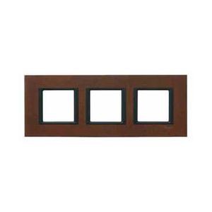Schneider Unica Class Oxyde liseré Noir plaque de finition 3 postes 3x2 modules hor.71mm