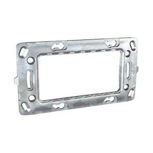 Support de finition 4 modules Schneider Unica sans griffe rectangulaire