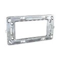 Support de finition 4 modules Schneider Unica sans griffe rectangulaire