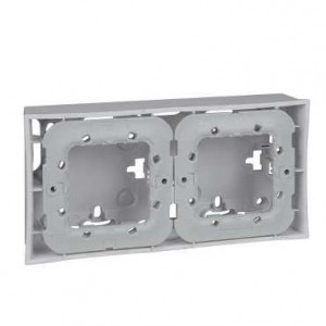 Schneider Unica Blanc boîte pour montage en saillie 2 poste 2x2 modules