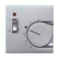 Enjoliveur M-Plan pour thermostat avec marche arrêt, aluminium