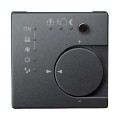 M-Plan KNX, thermostat d'ambiance Anthracite mat