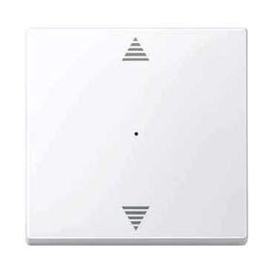 M-Plan KNX, commande simple avec marquage double flèche Antimicrobien brillant