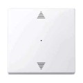 M-Plan KNX, commande simple avec marquage double flèche Antimicrobien brillant