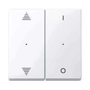 M-Plan KNX, commande double marquage double flèche et O/I Antimicrobien brillant