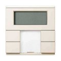 M-Plan KNX, cde multifonction avec thermostat 4 touches Sable