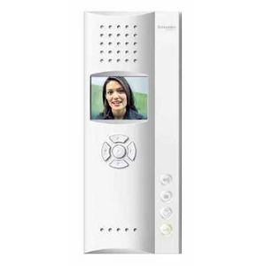 Handsfree video intercom unit white