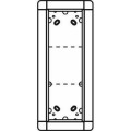 Portier surface mounted frame 3 module white