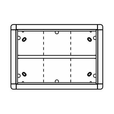 Cadre apparen 3x3 mod bla