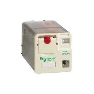 RELAIS UNIVERSEL 2 CO (FASTON) AVEC LED 48 V AC - Schneider Electric - RUMF2AB2E7