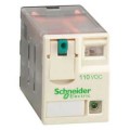 RELAIS MINIATURE 2 CO AVEC LED 110 V DC