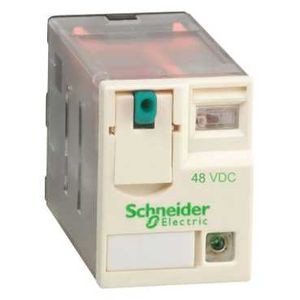 RELAIS MINIATURE 4CO AVEC LED 48 V DC