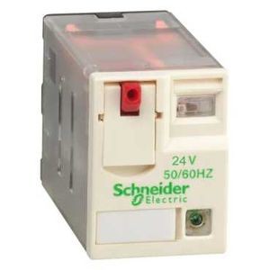 RELAIS MINIATURE 4 CO BAS NIVEAU AVEC LED 24 V AC